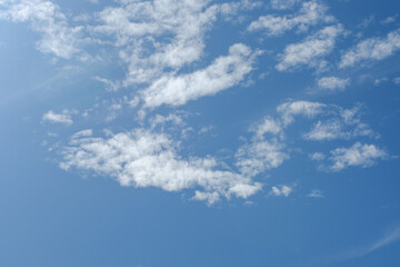 blue sky with clouds