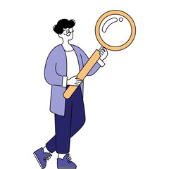 Businessman. Flat Vector Illustration