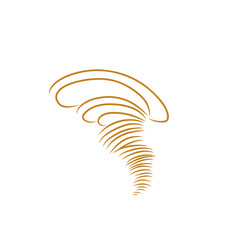 illustration of a sand tornado