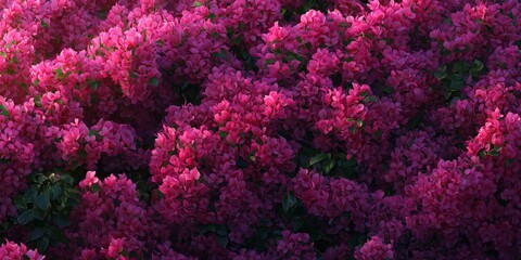 Obraz premium Lush Bougainvillea Blooms Infused with Vibrant Colors in a Photorealistic Floral Display