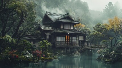 Japanese typical house 