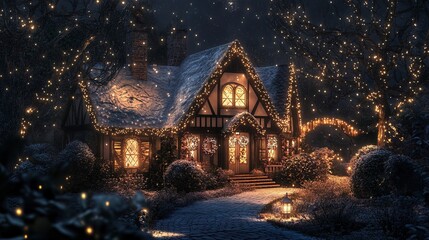inviting house lights night 