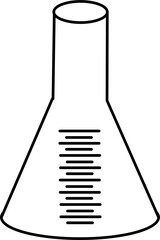 Conical flask outline 