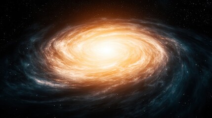 Organization structure and mission, A stunning cosmic swirl of colors represents a galaxy, radiating light and showcasing the vastness of the universe.