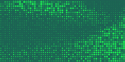 Dots halftone yellow green color pattern gradient texture background.