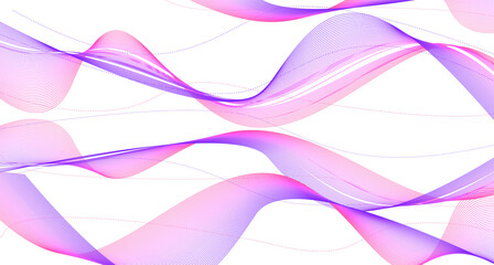 ダイナミックなラインウエーブ　テクノロジー　音楽　波　オンラインイメージ背景イラスト