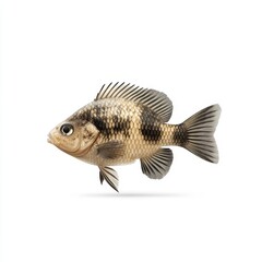 Realistic illustration of a freshwater fish