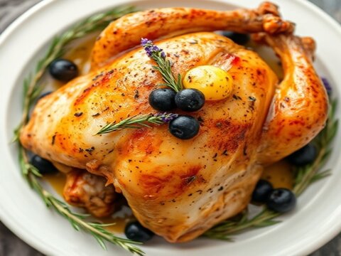 roasted chicken with vegetables cinamon