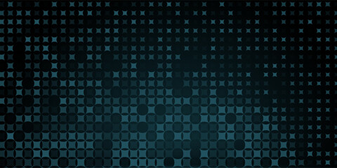 Halftone gradient dots background illustration. Green dark dotted, green light halftone texture.