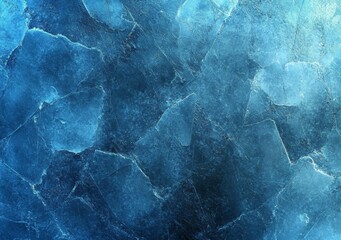ice texture winter background dark blue crystal surface rough pattern frosty frozen abstract