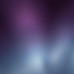 Fototapeta premium Abstract background with bokeh A deep, rich dark purple that gradually transitions into a vibrant blue, creating a mesmerizing gradient background
