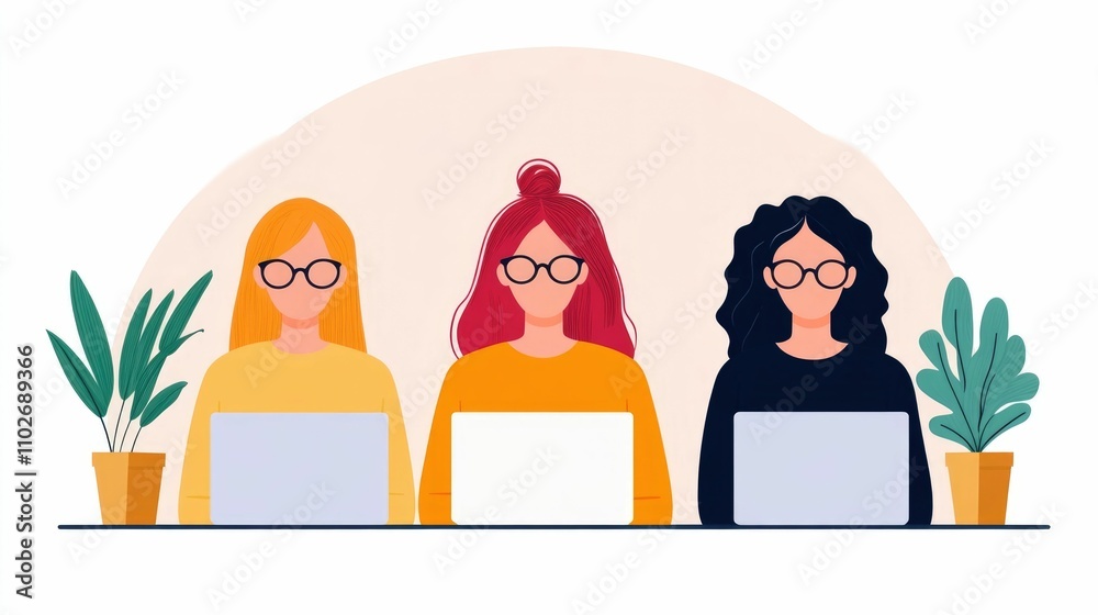 Poster collaborative women in it optimizing secure digital security systems and solutions in a tech driven 
