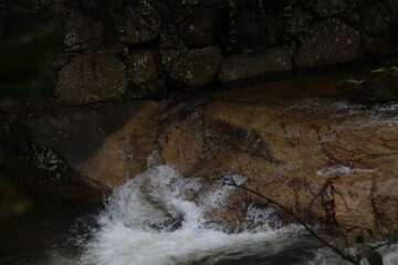 Fototapeta premium A little waterfall in Haputale, Sri Lanka 