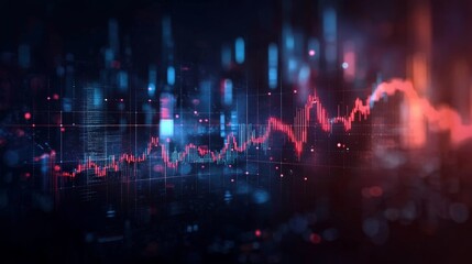 Obraz premium Stock Market Chart Data Analysis Growth Trends Finance Graph Investment Business Strategy