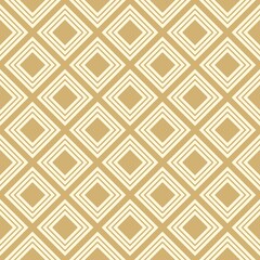 geometric seamless pattern in gold color for textile, carpet, wallpaper and fabric