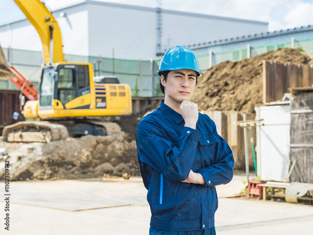 Aufkleber 工事、建設、悩む、工場、ゼネコン、人手不足、エンジニア、作業員、遅れ、現場、疑問、不安、心配、経営、土木、困る、悩み、問題、課題、トラブル、不満、産業、考える、難しい、安全、ヘルメット、作業服、重機、資格、建機、開発、デベロッパー、資材、産業廃棄物、建設発生土、処理、管理、産廃、残土、埋立地、監督、リサイクル、転職、仕事、アルバイト、労災、地盤改良、整地、埋め立て、人物