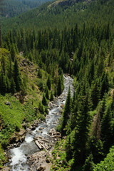winding mountain river