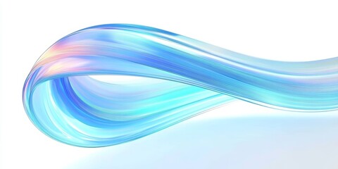 Fototapeta premium Abstract Neon Fluid Shapes with Glowing Iridescent Colors