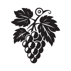 Obraz premium bunch of grapes illustration