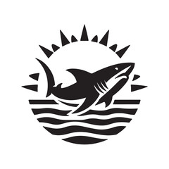 fish icon vector illustration