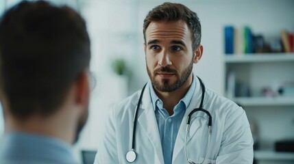 Doctor demonstrating confidence while interacting with patients or discussing treatment plans