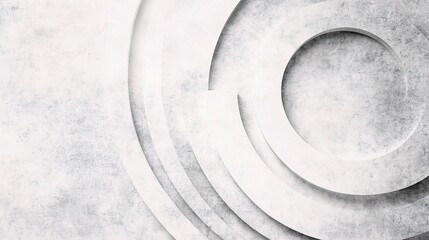 Abstract Gray Textures with Circular Patterns and Layered Design