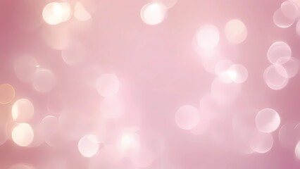 Soft Pink Background with Abstract Sparkling Lights, Ideal for Artistic Use
