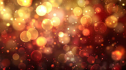 Dreamy Warm Bokeh Background
