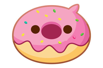 Kawaii Donuts Vector Illustrations for Sweet Designs