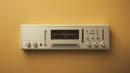 Fototapeta premium Simple video player, vintage photo aesthetic.