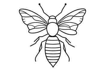 Whimsical Butterfly Illustration in Vector Cartoon Style
