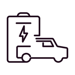 Obraz premium electric vehicle charging station