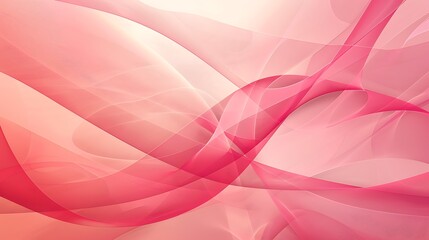 Abstract Pink and White Wave Background