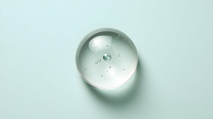 Glass Sphere with Bubbles, Product Photography