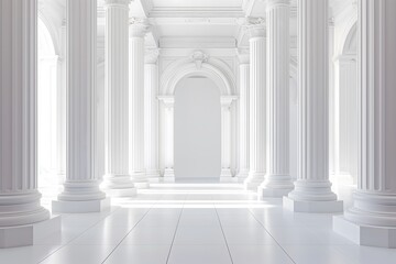 Classical Architecture with Light Perspective