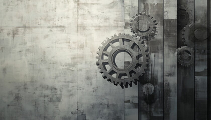 Naklejka premium Minimalist background for creative design