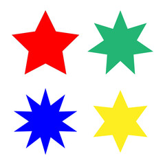 coloring star