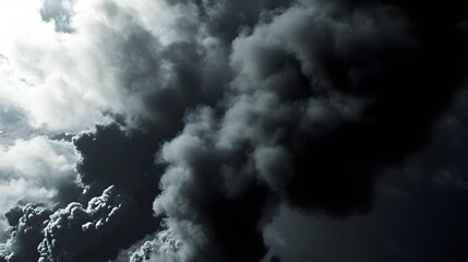 black smoke cut out