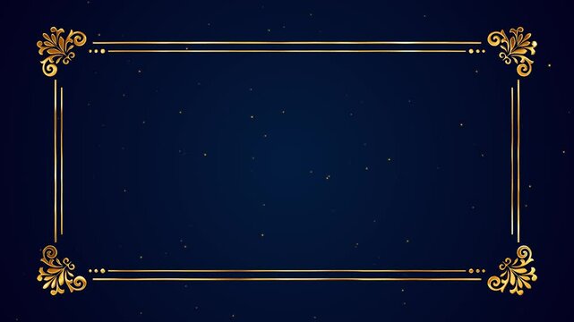 luxury wedding frame background animation border luxury wedding invitation Traditional frame islamic Arabic mandala. Floral vintage decorative element, Mandala invitation floral corner frame animation