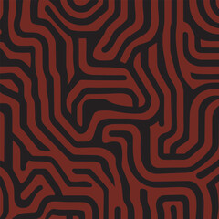 Abstract maze pattern