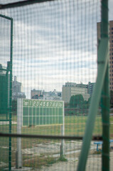 河川敷の野球場