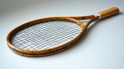 Vintage Wooden Tennis Racket: A Glimpse into the Past of Tennis
