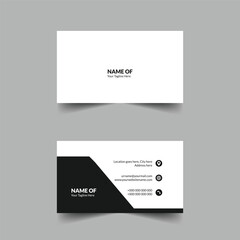 Professional Minimalist Corporate Business Card Design
