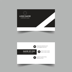 Professional Minimalist Corporate Business Card Design