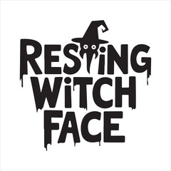 Happy Halloween Silhouette lettering calligraphy typography with bats, spiders, and pumpkins. Vector