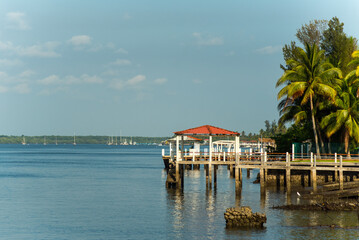 Jaltepeque Estuary, a salty estuary located between the departments of La Paz and San Vicente