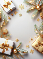 Modern Christmas Landing Page with Countdown and Festive Decor (generated with AI)