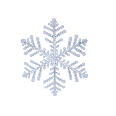 snowflake isolated on white background