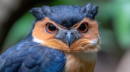 Majestic Owl Close Up  Wildlife Photography  Bird Portrait  Nature Image  Avian  Feathers