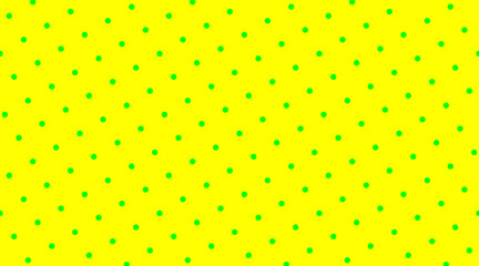 Yellow green random halftone raster circle print dots pattern random simple crazy background comic book illustrated. Modern design with rectangles in abstract style